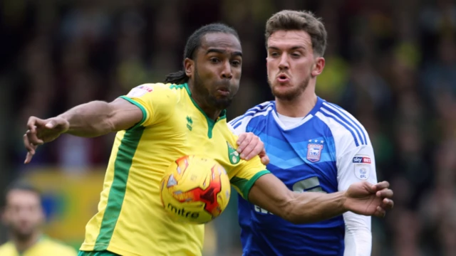 Cameron Jerome and Emyr Huws