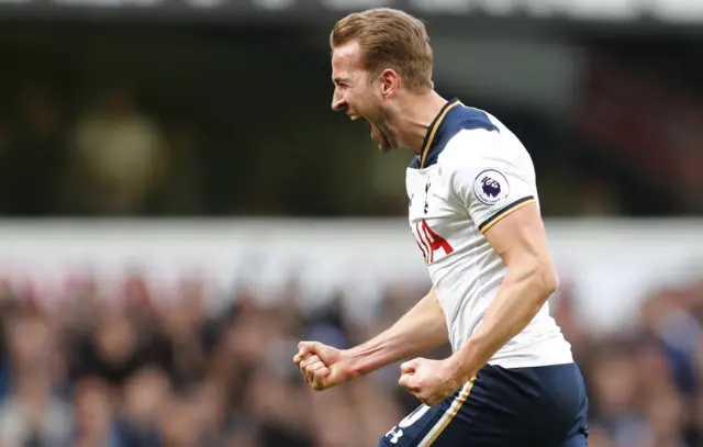 Harry Kane celebrates