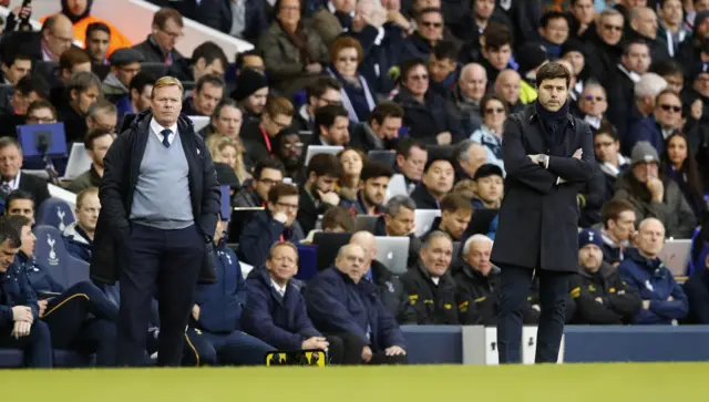 Ronald Koeman and Mauricio Pochettino