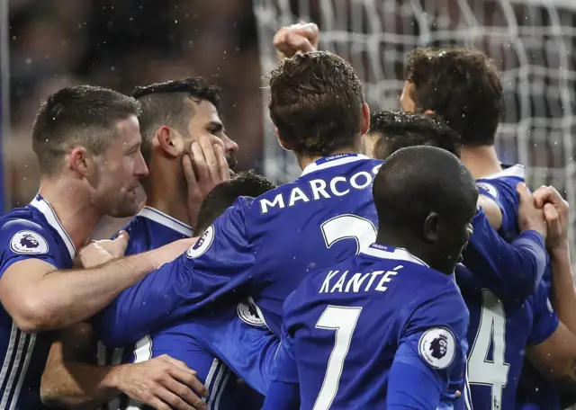 Chelsea celebrate