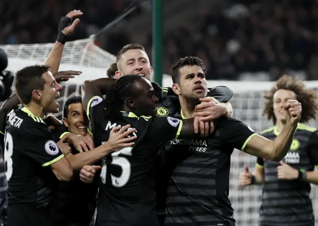 Chelsea celebrate