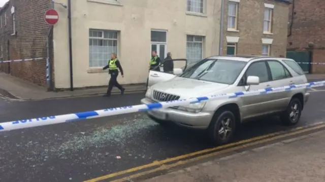 Picture of police scene in Hedon