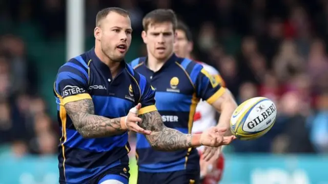 Francois Hougard catching the ball