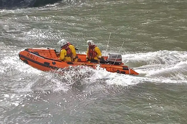 An RNLI lifeboat