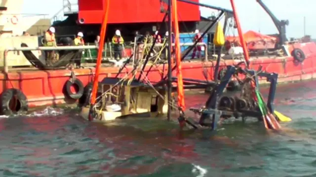 The fishing trawler that capsized