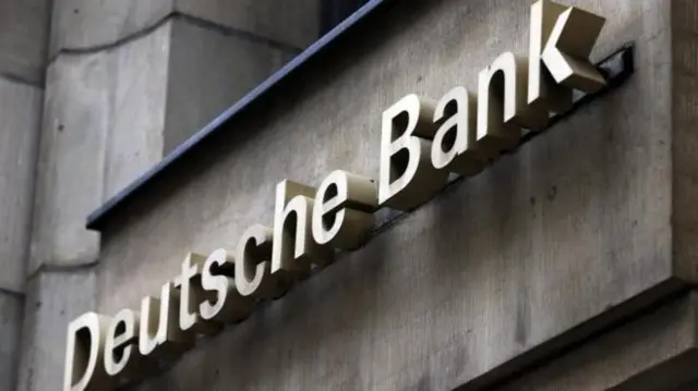 Deutsche Bank sign