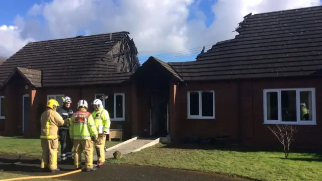 Bungalow fire