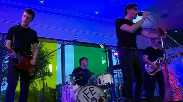 Life performing at the BBC