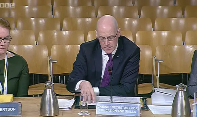 Education Secretary John Swinney