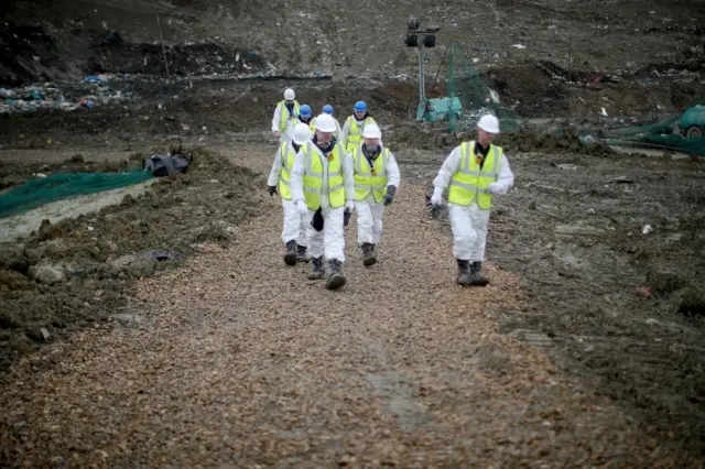 Search for Corrie Mckeague at Milton landfill