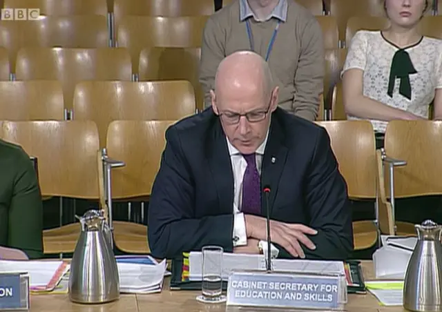 Education Secretary John Swinney