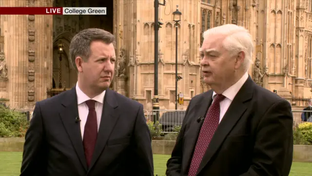 Chris Leslie and Norman Lamont