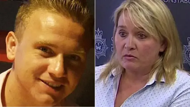 Corrie Mckeague and his mother Nicola Urquhart