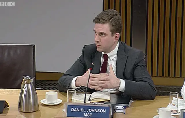 Labour MSP Daniel Johnson