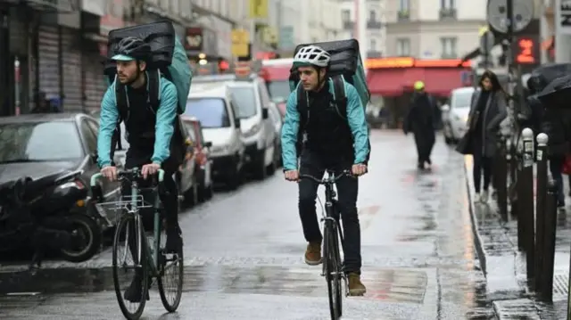 Deliveroo riders