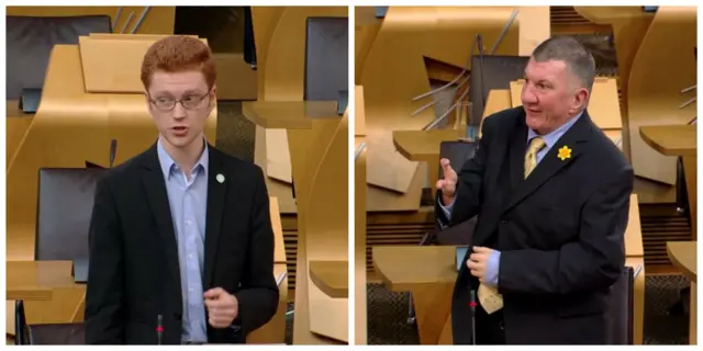 Green MSP Ross Greer and Tory MSP Jeremy Balfour