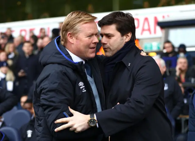 Mauricio Pochettino and Ronald Koeman