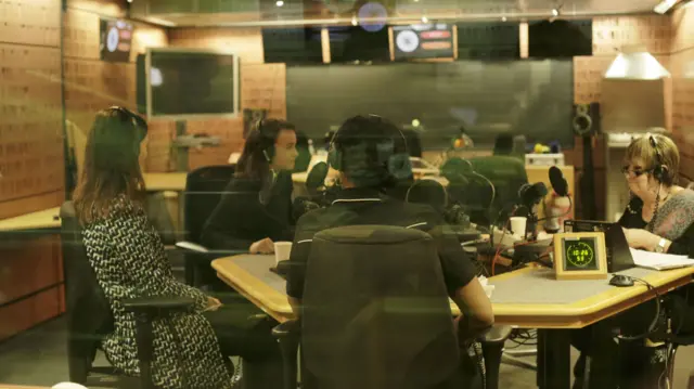 Carey Mulligan in the Woman's Hour studio