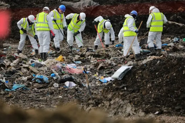 Search of Milton landfill site for Corrie Mckeague