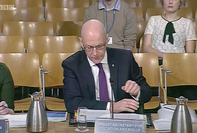 Education Secretary John Swinney