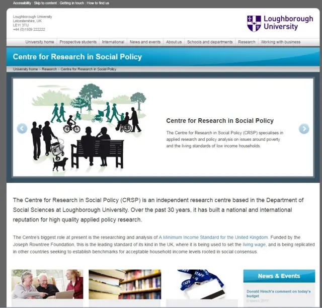 
          Centre for Research in Social Policy at Loughborough Univeristy
        