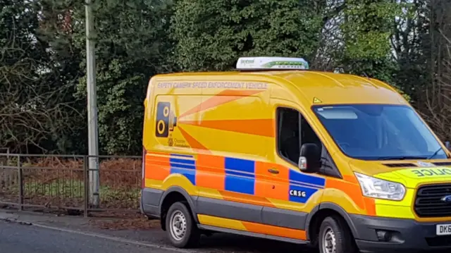 Cheshire Police's speed enforcement van