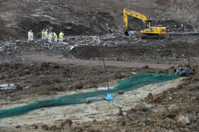 Search for Corrie Mckeague at landfill site in Milton