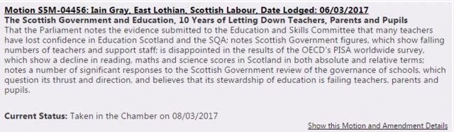 Labour motion