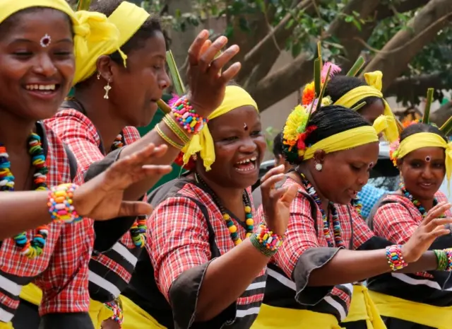 Women dancing in Bangalore
