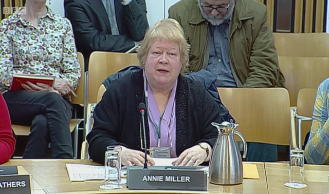 
          Annie Miller from the Citizen's Basic Income Network in Scotland
        