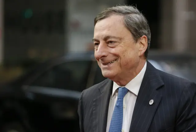 ECB chief Mario Draghi