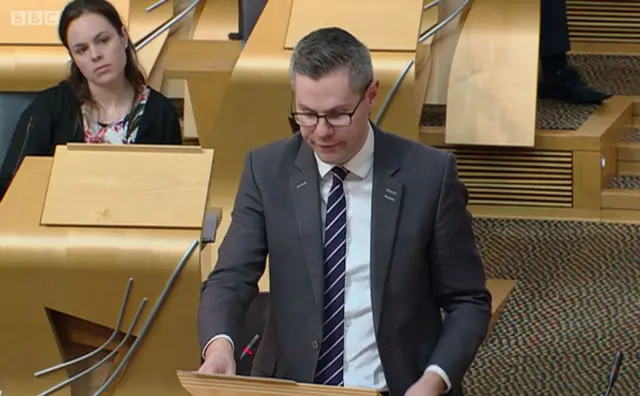 Finance Secretary Derek Mackay