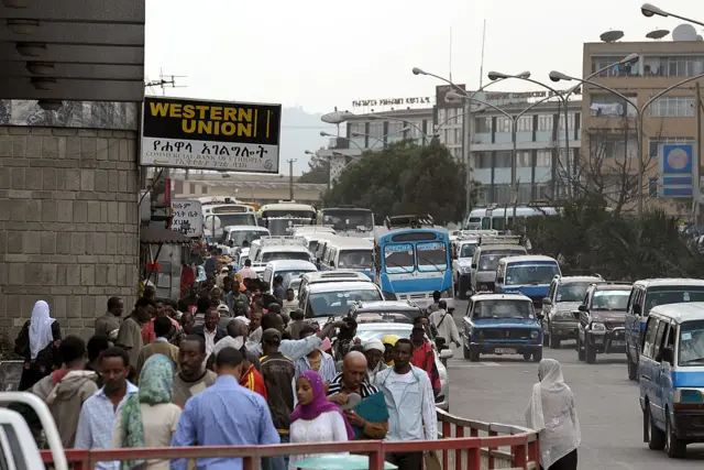 Traffic in Addis Ababa