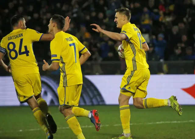 FC Rostov celebrate