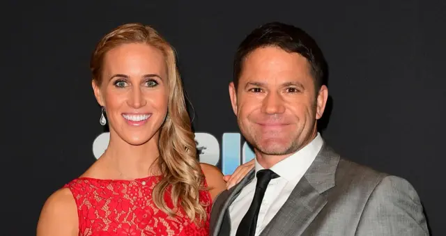 Helen Glover and Steve Backshall. PIc: PA