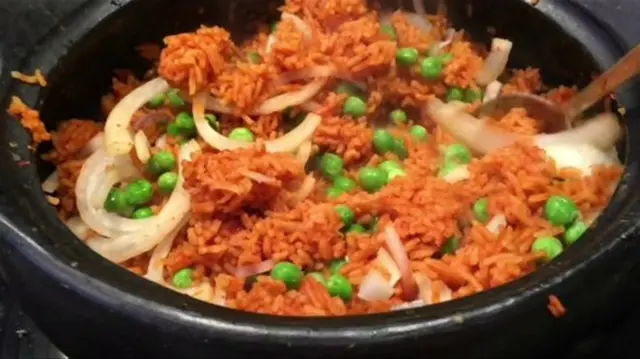 Bowl of cooked rice