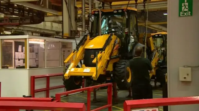 JCB digger being made (not the special one)