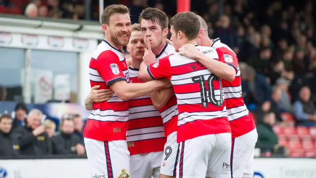 Doncaster celebrate