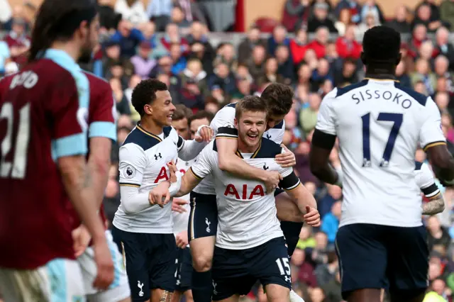 Eric Dier celebrates