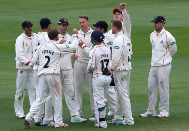 Lancashire celebrate