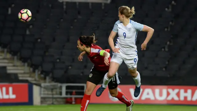 Ellen White scores for England