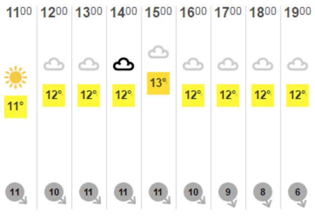 Chelmsford forecast