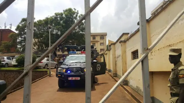 police car at station