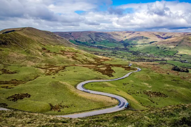 Hope Valley in the Derbyshire Peak District