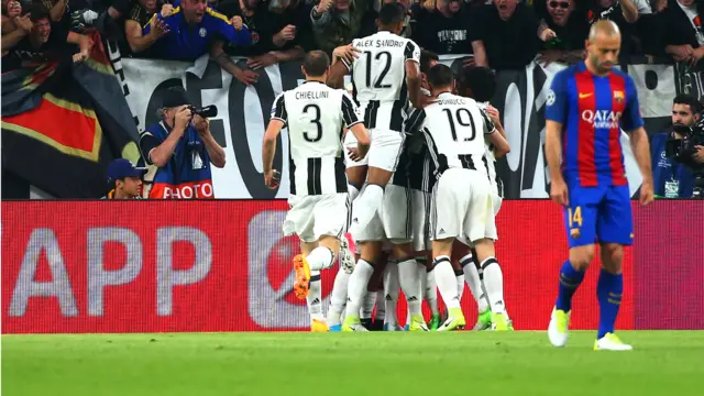 Juventus celebrate