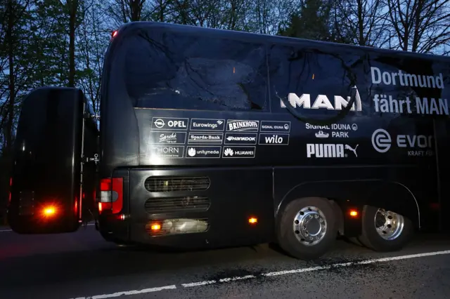 Borussia Dortmund team bus