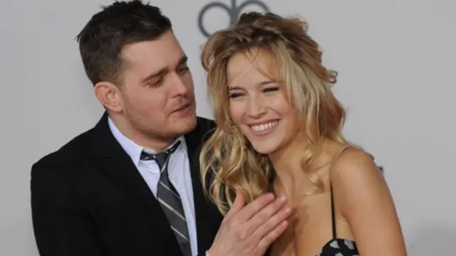 Michael Buble and Luisana Lopilato,
