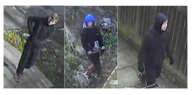 CCTV images of 3 men