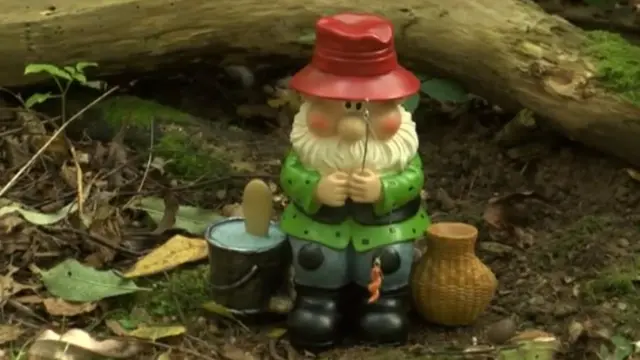 Fishing gnome