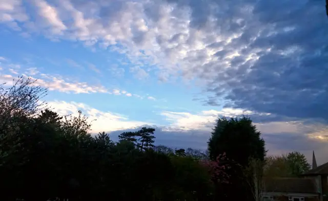 Clouds over East Leake